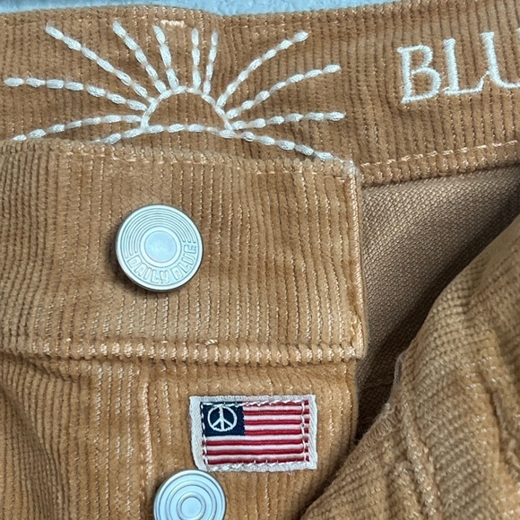 DAILY BLUE Boost Corduroy in Mud High Rise Button Fly Jeans  NEW $313 AG - Picture 5 of 15